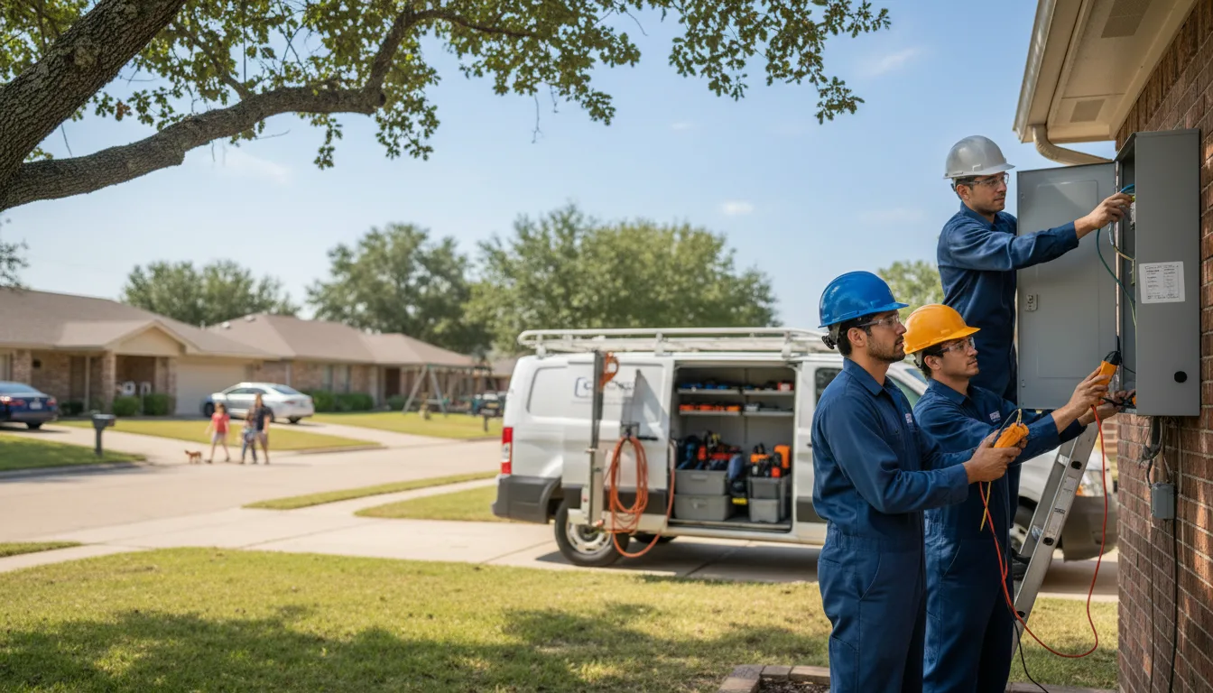 Certified electrician providing emergency electrical services in Gassville, AR